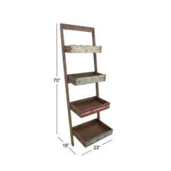 70" Wood 4 Shelf Leaning Shelf Book Shelf Brown - Olivia & May 25 70" Wood 4 Shelf Leaning Shelf Book Shelf Brown - Olivia & May -WorkHaven Sales Shop GUEST 00092d99 d1d2 4b02 9919 6f433a18c426