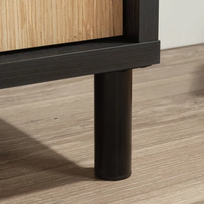 69" Acadia Way 5 Shelf Tall Bookcase With Doors Raven Oak - Sauder 5 69" Acadia Way 5 Shelf Tall Bookcase With Doors Raven Oak - Sauder - Image 5