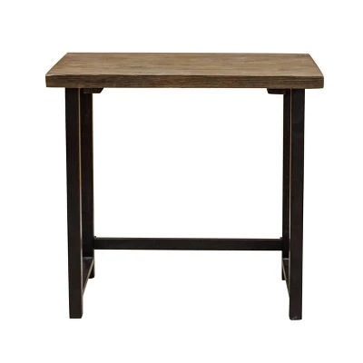 Pomona Metal And Solid Wood Desk - Alaterre Furniture 4 Pomona Metal And Solid Wood Desk - Alaterre Furniture - Image 4