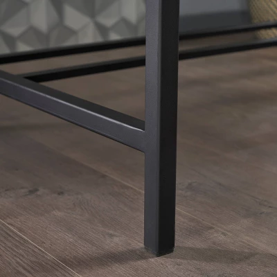 Ebany Industrial Acacia Wood Storage Desk Dark Oak - Christopher Knight Home 4 Ebany Industrial Acacia Wood Storage Desk Dark Oak - Christopher Knight Home - Image 4