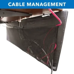 Mount-It! Under Desk Modesty Panel For Office Desks And Sit Stand Workstations | Mesh Organizer Pockets For Cables And Wires | 60 Inches Wide | Black -WorkHaven Sales Shop GUEST 01aba031 15a9 4ac8 9575 a6b3bcb59726