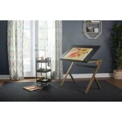 2pc Stellar Drawing Table With 36" Adjustable Top With Stool Set Black/Gold - Studio Designs 29 2pc Stellar Drawing Table With 36" Adjustable Top With Stool Set Black/Gold - Studio Designs -WorkHaven Sales Shop GUEST 01c0899e bfa4 4606 9a33 12cea422e2ae