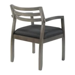 Napa Cherry Guest Chair Black/Gray - OSP Home Furnishings