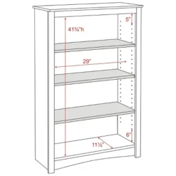 4 Shelf Bookcase Espresso - Prepac 11 4 Shelf Bookcase Espresso - Prepac -WorkHaven Sales Shop GUEST 026a73d3 ce7e 4286 8e98 41bd8f16bb3d
