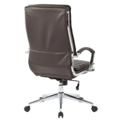 High Back Manager's Faux Leather Chair With Chrome Base - OSP Designs -WorkHaven Sales Shop GUEST 02abd96e db28 463e 8256 87028a1dbf39