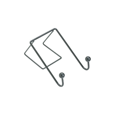 Fellowes Wire Partition Additions Plastic Double Coat Hook Black (75510) 423889 1 Fellowes Wire Partition Additions Plastic Double Coat Hook Black (75510) 423889
