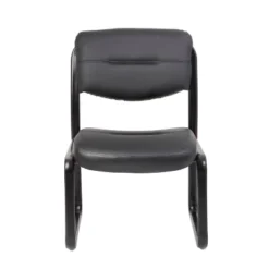 Armless Leather Sled Base Guest Chair Black - Boss Office Products 10 Armless Leather Sled Base Guest Chair Black - Boss Office Products -WorkHaven Sales Shop GUEST 02d4f9a6 deda 445a a160 8b384a51543a