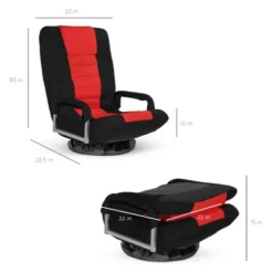 Best Choice Products 360-Degree Swivel Gaming Floor Chair W/ Armrest Handles, Foldable Adjustable Back 24 Best Choice Products 360-Degree Swivel Gaming Floor Chair W/ Armrest Handles, Foldable Adjustable Back -WorkHaven Sales Shop GUEST 03977618 a8b7 481e adde 2cf142a013d0