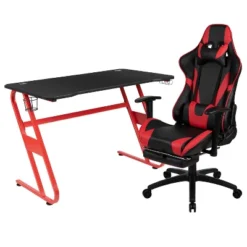 Flash Furniture Gaming Desk And Footrest Reclining Gaming Chair Set With Cup Holder And Headphone Hook 24 Flash Furniture Gaming Desk And Footrest Reclining Gaming Chair Set With Cup Holder And Headphone Hook -WorkHaven Sales Shop GUEST 04430ef6 130f 4be9 9f0a f0784250a3d7