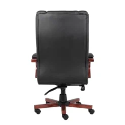 High Back Executive Wood Finished Chairs Black/Brown - Boss Office Products 9 High Back Executive Wood Finished Chairs Black/Brown - Boss Office Products -WorkHaven Sales Shop GUEST 04991282 5565 46fc 9766 80403473b3c4