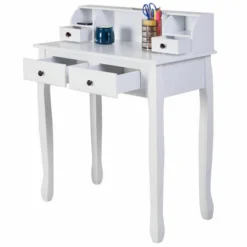 Costway Home Office Computer Desk Writing Desk With 4 Drawer White -WorkHaven Sales Shop GUEST 04e7f6b5 d825 4a8e b4c0 e558f26c9e7b
