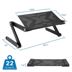 Mount-It! Adjustable Laptop Stand | Portable Standing Desk | Large Size Aluminum Bed Lap Tray Lightweight And Multi-Functional For Work, School & Home 12 Mount-It! Adjustable Laptop Stand | Portable Standing Desk | Large Size Aluminum Bed Lap Tray Lightweight And Multi-Functional For Work, School & Home -WorkHaven Sales Shop GUEST 0506157d 8a8a 4ea2 a08c 51cd798b357d
