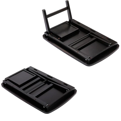 BirdRock Home Portable Sit Or Stand Desk With Storage Drawer And Media Slot - Espresso 3 BirdRock Home Portable Sit Or Stand Desk With Storage Drawer And Media Slot - Espresso - Image 3