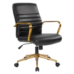 Baldwin Mid Back Faux Leather Chair - OSP Home Furnishings -WorkHaven Sales Shop GUEST 05329b1f 71d2 480e b303 2fbd8e2e27b8