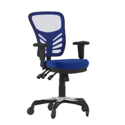 Flash Furniture Nicholas Mid-Back Multifunction Executive Swivel Ergonomic Office Chair With Adjustable Arms And Transparent Roller Wheels 37 Flash Furniture Nicholas Mid-Back Multifunction Executive Swivel Ergonomic Office Chair With Adjustable Arms And Transparent Roller Wheels -WorkHaven Sales Shop GUEST 059bd6af 54f2 4038 8e32 178fbb494b36