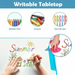 Costway Height Adjustable Kids Study Table And Chair Set W/Bookstand & Light Pink/Light Blue 18 Costway Height Adjustable Kids Study Table And Chair Set W/Bookstand & Light Pink/Light Blue -WorkHaven Sales Shop GUEST 066e63e3 5a3a 4b3a 9faa fb8b208b2a65