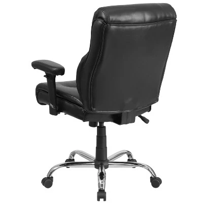 Flash Furniture HERCULES Series Big & Tall 400 Lb. Rated Swivel Ergonomic Task Office Chair With Clean Line Stitching And Adjustable Arms 6 Flash Furniture HERCULES Series Big & Tall 400 Lb. Rated Swivel Ergonomic Task Office Chair With Clean Line Stitching And Adjustable Arms - Image 6