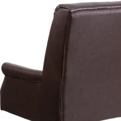 Merrick Lane Ergonomic Executive Office Chair With High Pillowed Back & Rolled Arms In Brown Faux Leather With Mahogany Finish Base 21 Merrick Lane Ergonomic Executive Office Chair With High Pillowed Back & Rolled Arms In Brown Faux Leather With Mahogany Finish Base -WorkHaven Sales Shop GUEST 071a3091 a1ef 4f4d ac89 5ef26b3d5c67