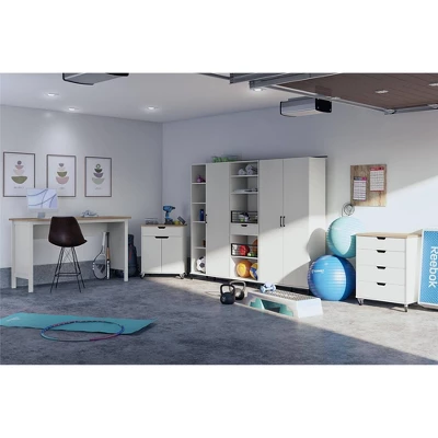 36" Vario 1 Door Wide Storage Cabinet White - Room & Joy 11 36" Vario 1 Door Wide Storage Cabinet White - Room & Joy - Image 11