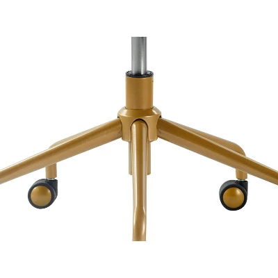 Giselle Gold Desk Chair - Adore Décor 8 Giselle Gold Desk Chair - Adore Décor - Image 8