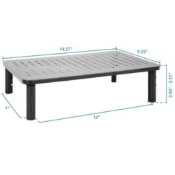 Mount-It! Height Adjustable Single Monitor Riser | Metal Mesh Computer Screen Platform | Desktop Riser For Laptop Monitor & Printer | 44 Lbs. Capacity -WorkHaven Sales Shop GUEST 0a0fdef6 1710 4038 8819 a8ce213203ab