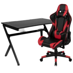 Emma And Oliver Gaming Bundle-Desk, Cup Holder/Headphone Hook & Reclining Chair -WorkHaven Sales Shop GUEST 0b74ba46 4ebe 48e7 9b1e 9284656bc862