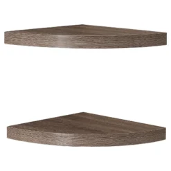 (Set Of 2) 11.5" X 1.5" Radial Floating Corner Shelves - Danya B. 12 (Set Of 2) 11.5" X 1.5" Radial Floating Corner Shelves - Danya B. -WorkHaven Sales Shop GUEST 0c4549d3 82c5 43fc bccd 0d936b82075b
