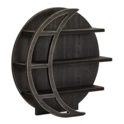 Farmlyn Creek Wooden Crescent Moon Wall Shelf, Rustic Wall Home Decor For Crystals & Essential Oils, Black, 12 X 12 X 3 In 11 Farmlyn Creek Wooden Crescent Moon Wall Shelf, Rustic Wall Home Decor For Crystals & Essential Oils, Black, 12 X 12 X 3 In -WorkHaven Sales Shop GUEST 0c5d8322 dbf4 41d0 ac63 fbd448f39ac3
