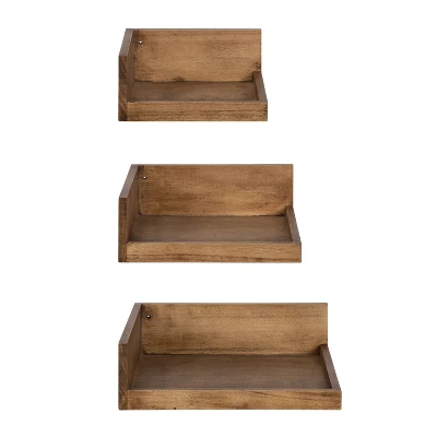 3pc Levie Corner Shelf Set - Kate & Laurel All Things Decor 2 3pc Levie Corner Shelf Set - Kate & Laurel All Things Decor - Image 2