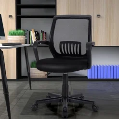 Costway Mid-Back Office Executive Chair Mesh Chair Height Adjustable W/ Lumbar Support 11 Costway Mid-Back Office Executive Chair Mesh Chair Height Adjustable W/ Lumbar Support -WorkHaven Sales Shop GUEST 0df5656b 2f28 4b56 b5e8 946017c84ec0