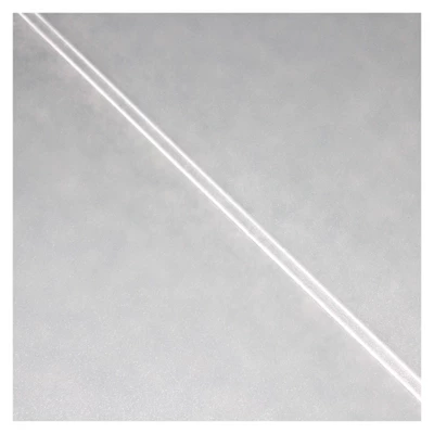 Polypropylene Anti Slip Foldable Chair Mat For Hard Floors Rectangular White - Floortex 2 Polypropylene Anti Slip Foldable Chair Mat For Hard Floors Rectangular White - Floortex - Image 2