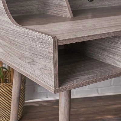 2pc Brenda Mid Century Home Office Set - Christopher Knight Home 3 2pc Brenda Mid Century Home Office Set - Christopher Knight Home - Image 3