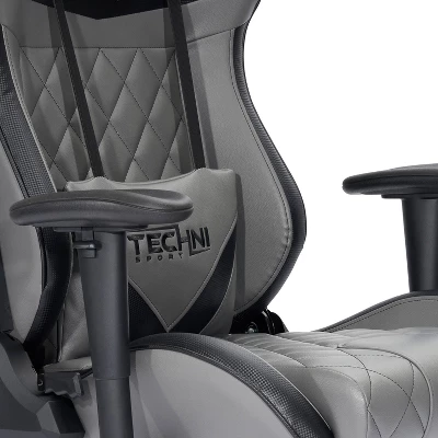 Ergonomic Gaming Chair Gray - Techni Sport 13 Ergonomic Gaming Chair Gray - Techni Sport - Image 13