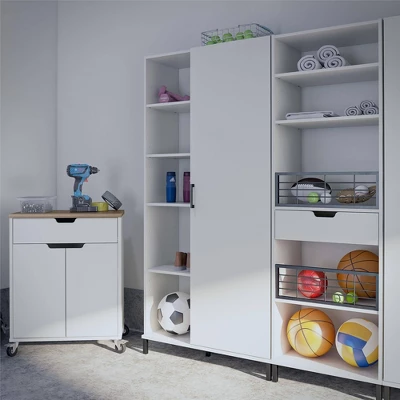 36" Vario 1 Door Wide Storage Cabinet White - Room & Joy 3 36" Vario 1 Door Wide Storage Cabinet White - Room & Joy - Image 3