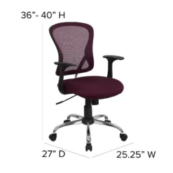 Flash Furniture Mid-Back Mesh Swivel Task Office Chair With Chrome Base And Arms 16 Flash Furniture Mid-Back Mesh Swivel Task Office Chair With Chrome Base And Arms -WorkHaven Sales Shop GUEST 10e48d38 7f9c 494f 9102 4e7a53a0e01c