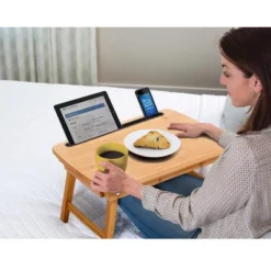 BirdRock Home Portable Sit Or Stand Desk With Storage Drawer And Media Slot - Natural -WorkHaven Sales Shop GUEST 1108e84c 2d5e 44ec 8613 0c88076b89a2