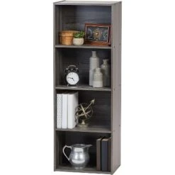IRIS USA 4-Tier Small Spaces Wood Shelf -WorkHaven Sales Shop GUEST 11495b2f 42f0 45e1 a946 0272fbf05bf1