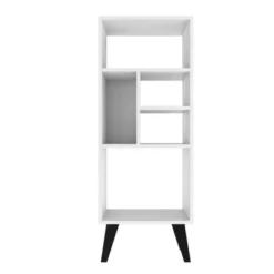 42.32" Mid-High Warren Bookshelf White/Black - Manhattan Comfort 7 42.32" Mid-High Warren Bookshelf White/Black - Manhattan Comfort -WorkHaven Sales Shop GUEST 11659c81 6c1a 4f2b 9705 c0f16767ff93