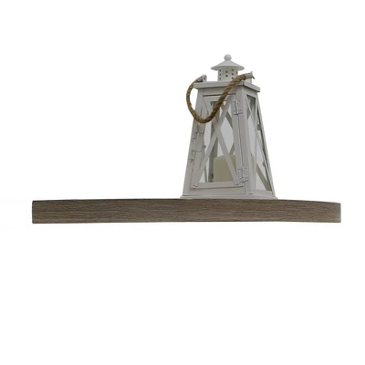 17" X 17" Floating Corner Shelf Wall Mounted Driftwood Gray - Inplace 3 17" X 17" Floating Corner Shelf Wall Mounted Driftwood Gray - Inplace - Image 3