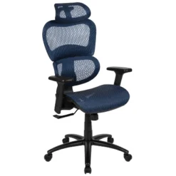 Flash Furniture Ergonomic Mesh Office Chair With 2-to-1 Synchro-Tilt, Adjustable Headrest, Lumbar Support, And Adjustable Pivot Arms -WorkHaven Sales Shop GUEST 1593529f 1758 4e2d a5f7 892874e54f8c