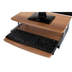 Mind Reader 2 Tier Monitor Stand/Riser With Sliding Drawer For Keyboard Brown -WorkHaven Sales Shop GUEST 1618edca 47a7 4668 a124 bd2e09088d5e