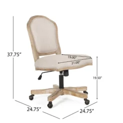 Scilley French Country Upholstered Swivel Office Chair - Christopher Knight Home 30 Scilley French Country Upholstered Swivel Office Chair - Christopher Knight Home -WorkHaven Sales Shop GUEST 161d10ae f7a3 4b75 9747 01d22a75f85a