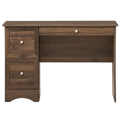 Costway Vintage Computer Desk Home Office Study Table Spacious Workstation W/ 3 Drawers 9 Costway Vintage Computer Desk Home Office Study Table Spacious Workstation W/ 3 Drawers - Image 9