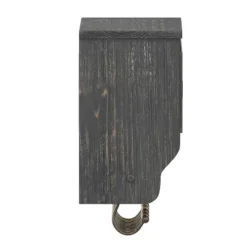 Emma And Oliver Rustic Country Wall Mounted Shelf With 5 Adjustable Sliding Hooks And Three Wire Storage Baskets -WorkHaven Sales Shop GUEST 16b538c1 bf78 4179 afbf a85e360caed0