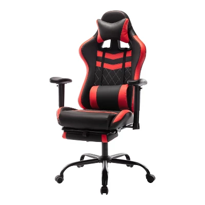 Finn Racing Adjustable Pillow And Leg Support Gaming Chair - MiBasics 1 Finn Racing Adjustable Pillow And Leg Support Gaming Chair - MiBasics