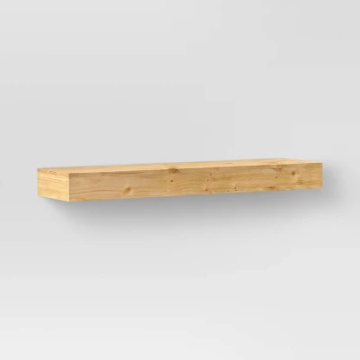 24" Floating Wood Shelf - Threshold™ 6 24" Floating Wood Shelf - Threshold™ - Image 6