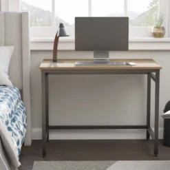 Delia Industrial Metal Desk Oak - Brookside Home 11 Delia Industrial Metal Desk Oak - Brookside Home -WorkHaven Sales Shop GUEST 191f9237 775f 4115 9948 b5fd535ef87e