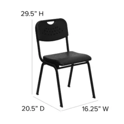 Emma And Oliver Black Plastic Student Classroom Stack Chair With Open Back 11 Emma And Oliver Black Plastic Student Classroom Stack Chair With Open Back -WorkHaven Sales Shop GUEST 192d0b85 8dab 4ffc b4f6 29d0a6794a26