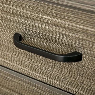 Vinsetto Lateral File Cabinet With Shelf, Office Storage Cabinet With 2 Drawers, Fits Letter Sized Papers, Charcoal Gray 4 Vinsetto Lateral File Cabinet With Shelf, Office Storage Cabinet With 2 Drawers, Fits Letter Sized Papers, Charcoal Gray - Image 4