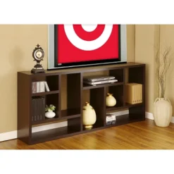 71" Stanza 9 Shelf Bookcase Canyon Cappuccino - HOMES: Inside + Out